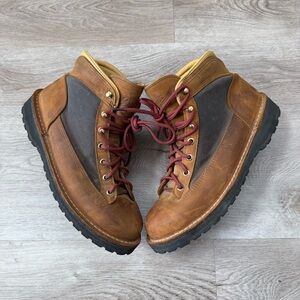 Danner Ridge Explorer Brown Leather Hiking Boots USA Gore Tex Womens 9.5M $440